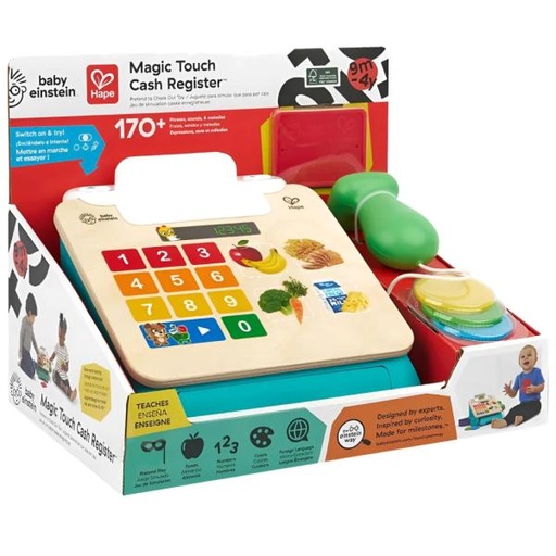 [HI800914] Caja Registradora de Madera 9m-4a