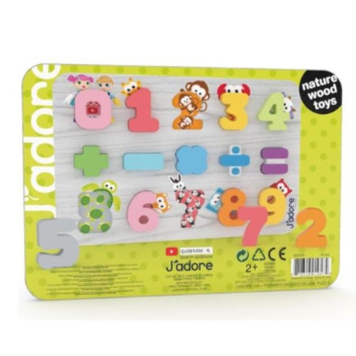 [JD825245] Figuras de Números para Encajar Displ/6 2a+