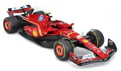 [MB1816815S] Carro Formula 1 Ferrari SF-24 Sainz #55 Esc 1/18 14a+