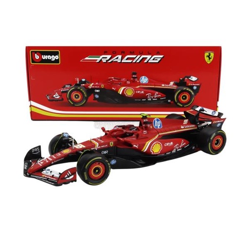 [MB1816815S] Carro Formula 1 Ferrari SF-24 Sainz #55 Esc 1/18 14a+