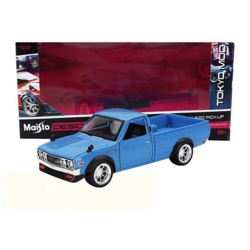 [MB32528A] Carro Datsun 620 Pick-up 1973 Design Tokyo: Esc:1:24 Azul  8a+ (067115)