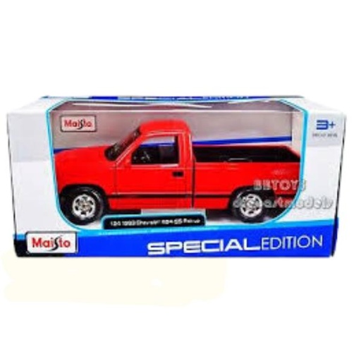 [MB32901R] Carro 1:24 Chevrolet 454 SS Pick-up 1993 Rojo 3a+ (070337)