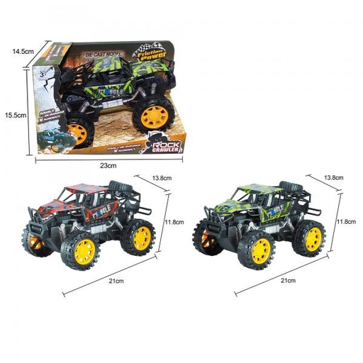 [WWZ1601] Carro Mad Runner Xspeed Rock Crawler 3a+ / Surtido de 2 / Se venden por separado