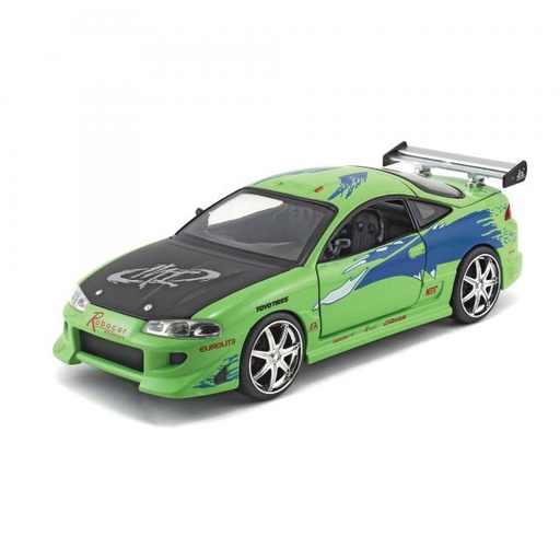[JA97603] Carro Rápidos y Furiosos Mitsubishi Eclipse de Brian Esc:1:24 8a+
