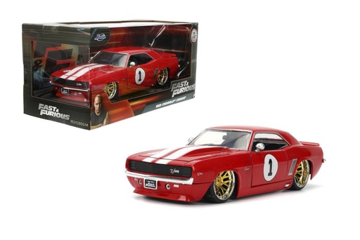 [JA36151] Carro Fast & Furious 1969 Chevrolet Camaro 1:24 8a+