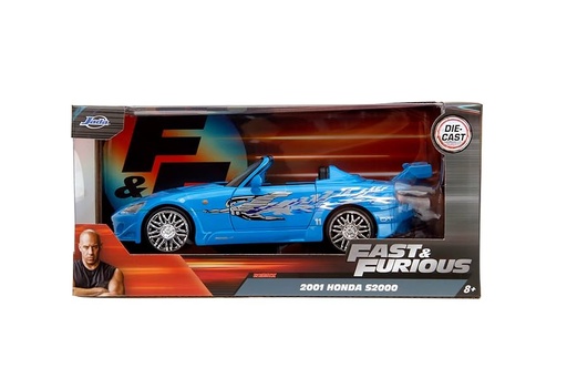 [JA35875] Carro Fast & Furious 1:24 FF 2001 Honda S2000 8a+
