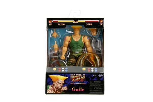 [JA34689] Figura Ultra Street Fighter II Guile 6" 13a+