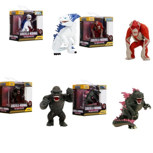 [JA84193] Figuras Metalfigs 2.5" de Godzilla x Kong The New Empire Displ/12 Surt/4 8a+