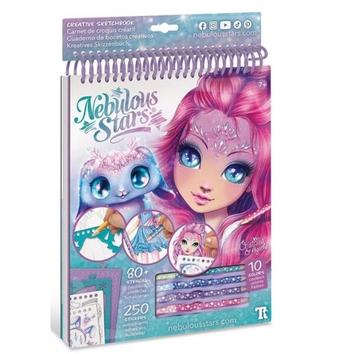 [SX11140] Cuaderno de Bocetos Creativos Nebulous Stars Cristalia & Agatha Displ/6 7a+