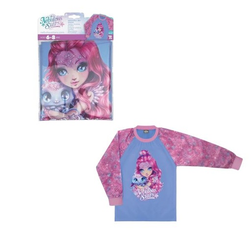 [SX12554] Delantal Artístico Lavable Nebulous Stars Displ/8 6-8 Años