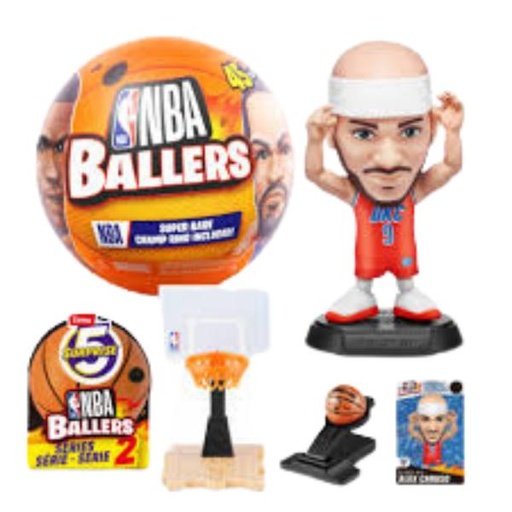 [ZU77678] Mini Brands Figuras Sorpresa de la NBA Serie 2 Displ/24 3a+