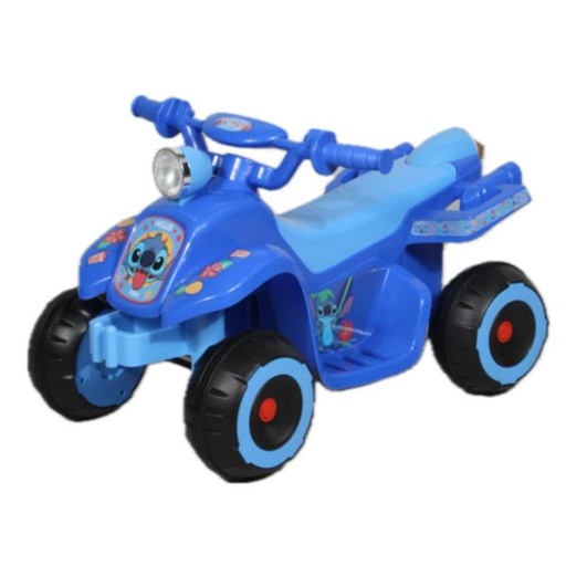 [PI12157ST] Montable Cuatriciclo Eléctrico  6 V Disney Stitch 3a+