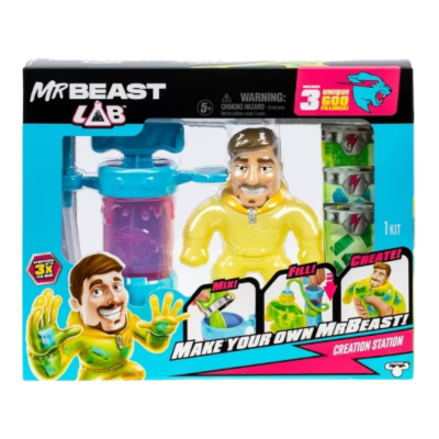 [BT24774] Figura Goo Jit Zu Heroes Mr Beast Laboratorio 5a+