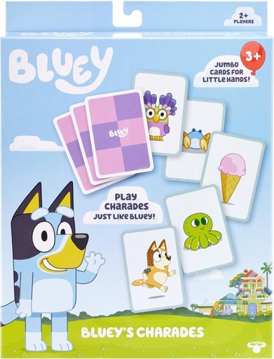 [BT91065] Juego de Mesa Charada Cartas Grandes de Bluey 3a+