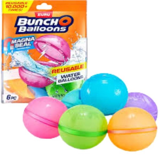 [ZU56592] Globos de Agua Reutilizables Displ/9 Surt/2 Set/3 3a+