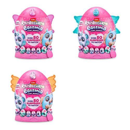 [ZU92106] Huevo Rainbocorns Eggzania Fairy Mania Sorpresa Surt/3 3a+