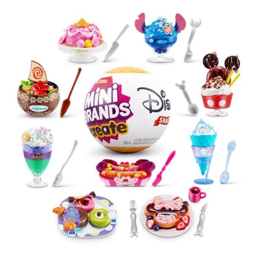 [ZU77708] Mini Brands Postres Sorpresa Coleccionables Disney Stitch Displ/25 3a+