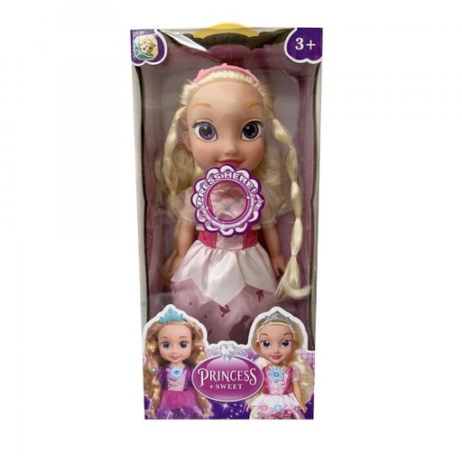 [WWL842] Muñeca Dulce Princesa Vestido Rosa 3a+ (443364)