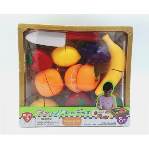 [PG30003] Set Frutas para Rebanar 11 pzs.