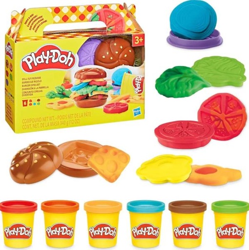 [HBG1609] Play-Doh Set de Plasticina Diversión a la Parrilla y La Confitería Surt/2 3a+