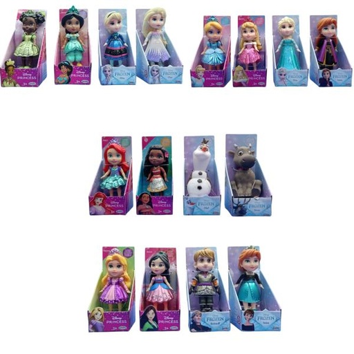[JP233354] Figuras Mini de Disney Princesas Displ/16 Surt/16 3a+