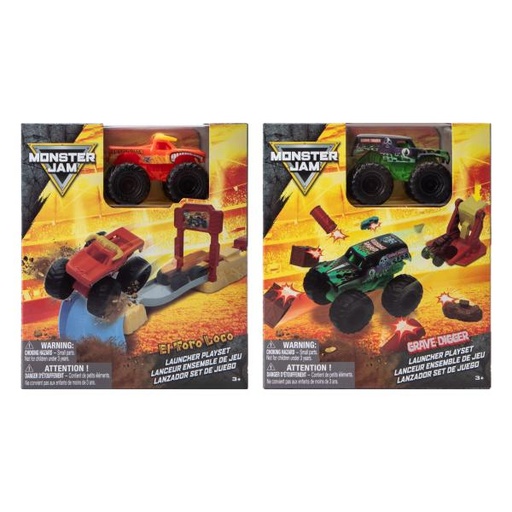 [BT6074604] Carros Monster Jam con Lanzador 1:72 Surt/2 3a+