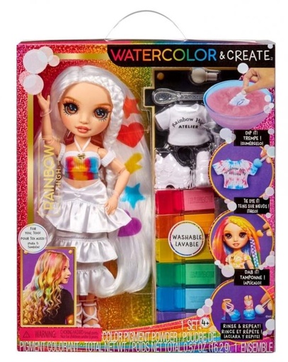 [MG507598] Muñeca Rainbow High Color y Creativa Lavable 4a+