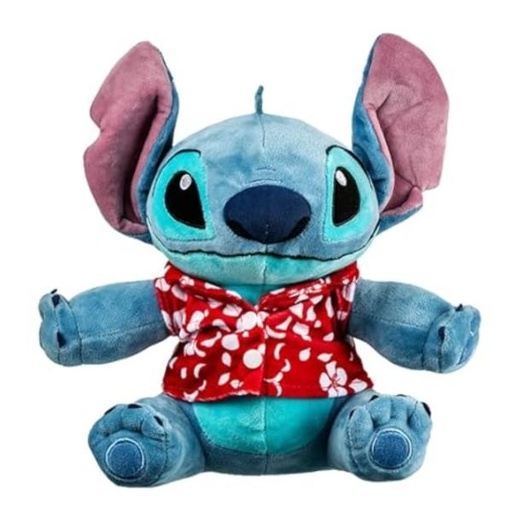 [PI12202] Peluche Disney de Stitch Camisa Hawaian 12" 3a+