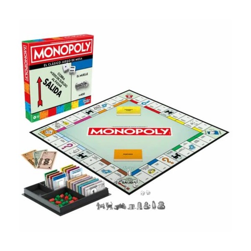 [HBG0009] Hasbro Games -Juego de Mesa Monopoly Clásico 8a+