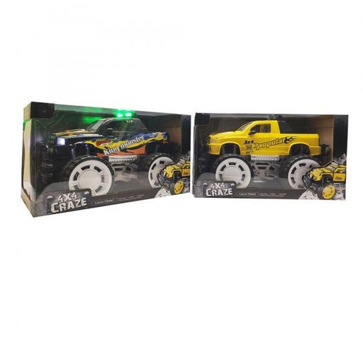 [WW9206BH] Carro de Fricción Craze 4x4 3a+ ( Surtido de 2 Se Venden por Separado )
