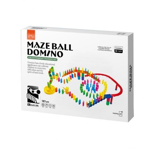 [WWGJH306] Laberinto de Domino con Bolas 121pzs 3a+ (442596)