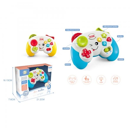 [WWQF366035] Control Juego Musical Luz y Sonidos 18m+ (443647)