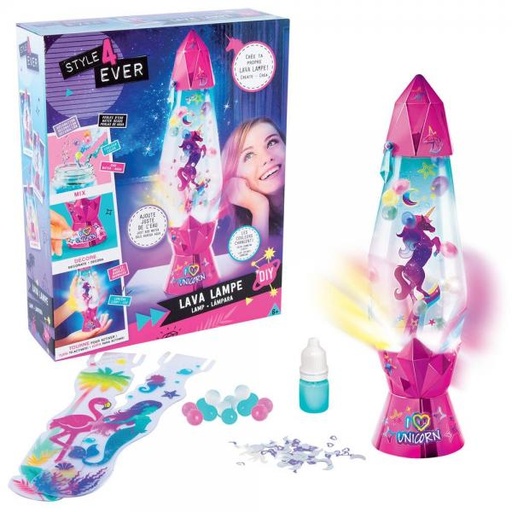 [CTOFG180] Lámpara de Lava de Unicornio 6a+