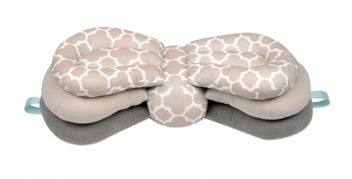 [AL00062] Baby Basics Almohada para la Lactancia 3 Posiciones gris con Verde