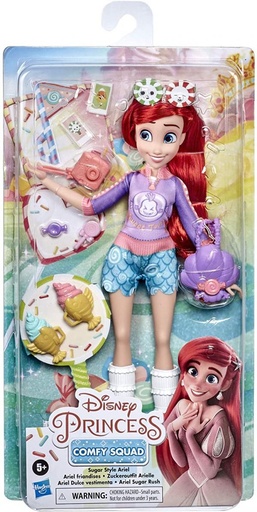 [HBE8394] Muñeca Princesa Disney Comfy Squad Dulce Vestimenta 5a+