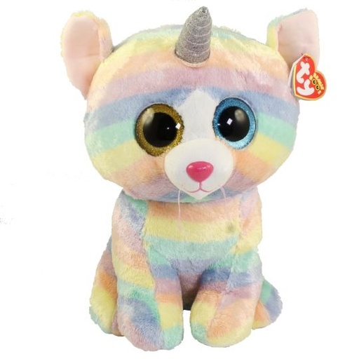 [BTTY36753] Peluche Beanie Boos Grande Gato Heather 3a+