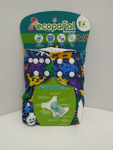 [AC29610019] EcoPañal Lavable Ajustable Surt/6 3-16Kg (260059)