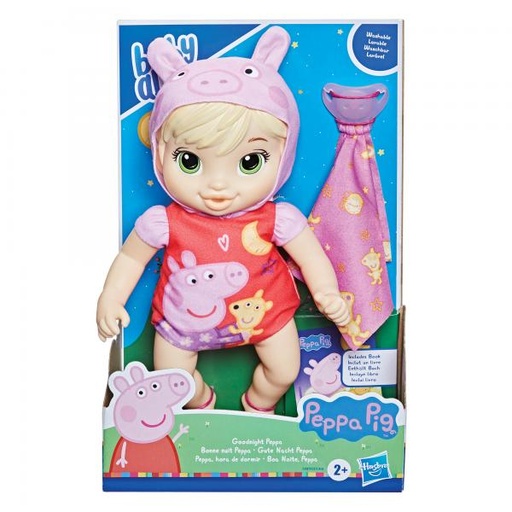 [HBF2387] Baby Alive Bebé Pijama de Peppa Pig Hora de Dormir 2a+