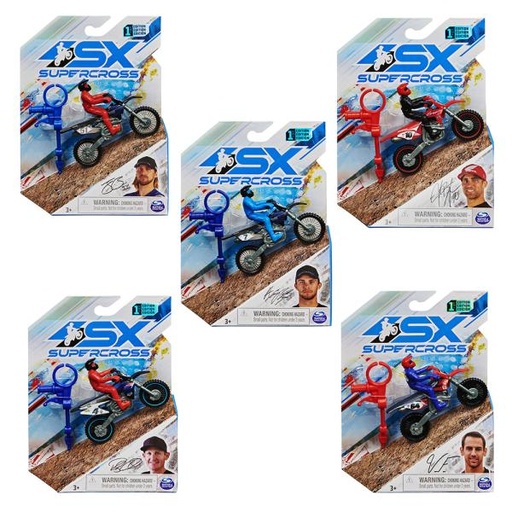 [BT6059506] Mini Motocicletas SX Súpercross 1:64 3a+ / Surtido de 5 / Se venden por separado
