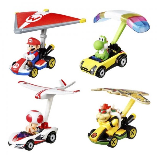 [MTGVD30] Hot Wheels Carro Mario Kart con Planeador Blister 3a+