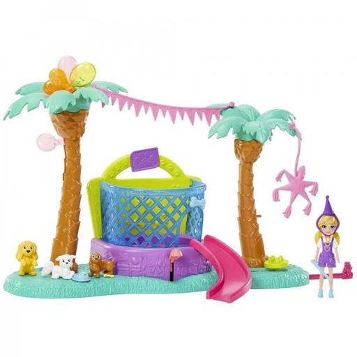[MTGWD80] Polly Pocket Parque para Cachorros Rebota y Ladra 4a+