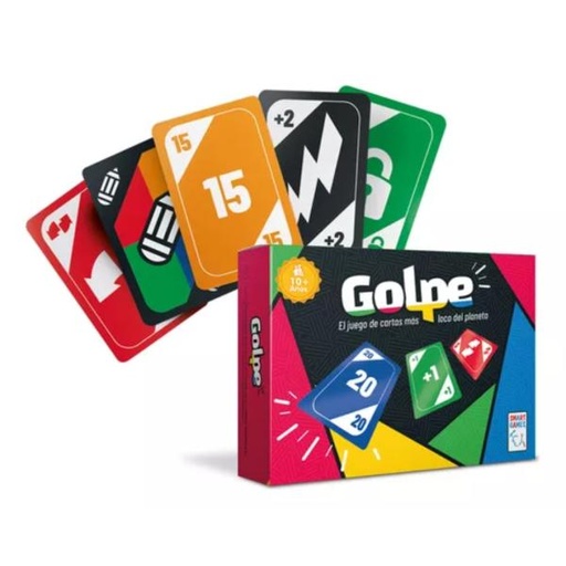 [RN65716] Juego de Cartas Golpe. 10a+
