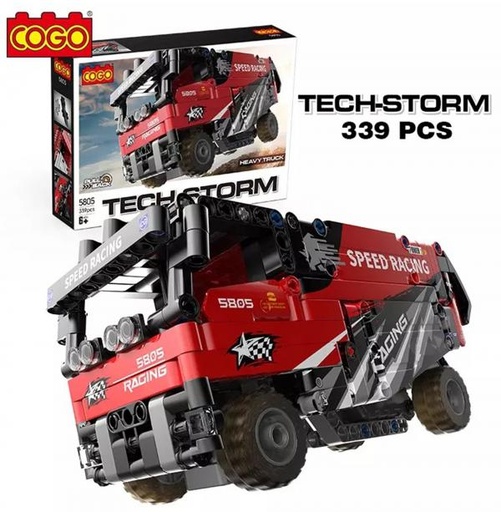 [CO5805] Camión Pesado Armable Speed Racing TechStorm 339pzs 6a+