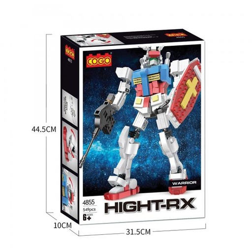 [CO4855] Robot Guerrero Armable Hight-Rx 549pzs 6a+