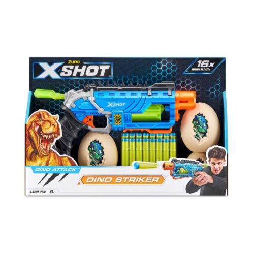 [ZU4860] Lanzador de Dardos de Espuma XShot Dino Attack Striker 8a+