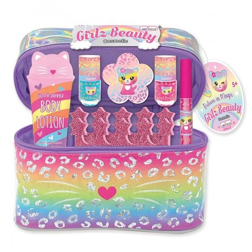 [HF194LP] Bolso de Cosmeticos Girls Gaticornio 5a+