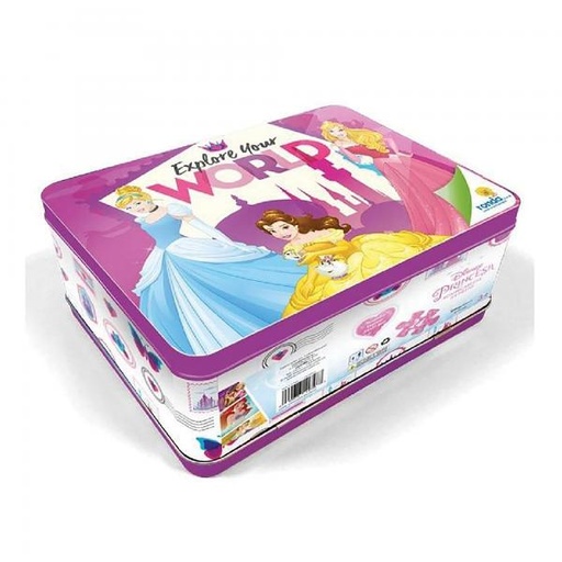 [RN11748] Rompecabezas Princesas Disney Lonchera Metálica Metálica 3a+