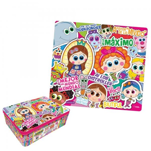 [RN12103] Rompecabezas Lonchera Metálica Metálica Distroller 24pzs 3a+