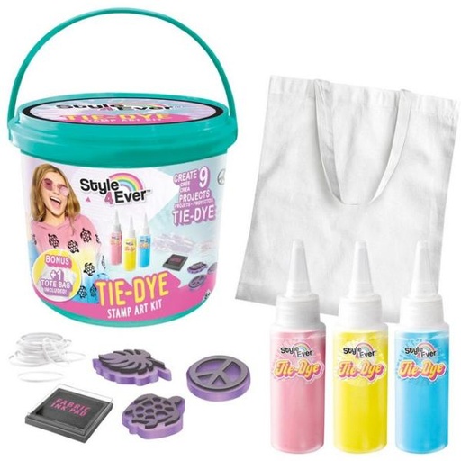 [CTOFG221] Balde Arte de Sellos Tie-Dye Style 4Ever 8a+