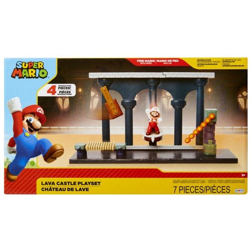 [JP400174] Juego Catillo de Lava Super Mario 7pzs 3a+ (40017)